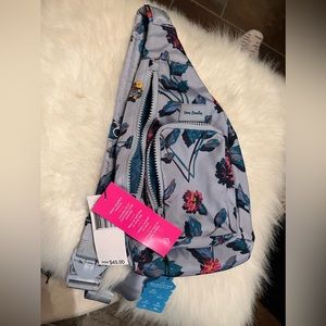 NWT - Vera Bradley - Reactive Mini Sling Backpack - Neon Ivy